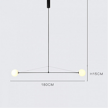 Потолочная люстра LINES-09