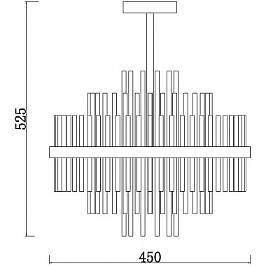 Потолочная люстра Agora FR5216PL-06BS