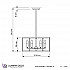 Подвесная люстра Lumina Deco Lorton LDP 1142-6 BK+MD