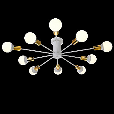 Потолочная люстра Loft LOFT 79014/10С WHITE GOLD