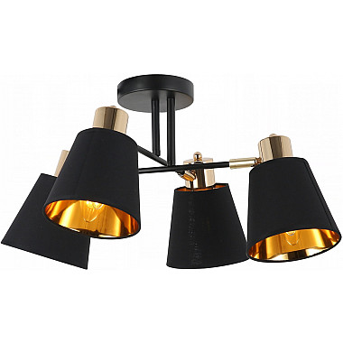 Потолочная люстра IL6116-4COU-79 BK GD Abelie