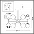 Подвесная люстра Lumion Everly 4438/8C