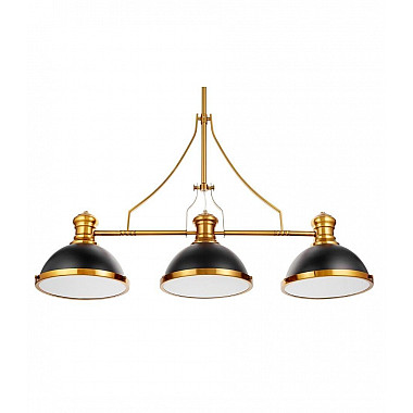 Подвесная люстра Lumina Deco Ettore LDP 710-3 BK+MD