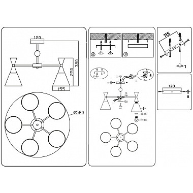 Потолочная люстра Traditional TR3171