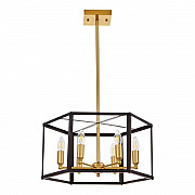 Подвесная люстра Lumina Deco Lorton LDP 1142-6 BK+MD