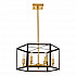 Подвесная люстра Lumina Deco Lorton LDP 1142-6 BK+MD