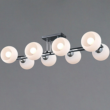 Потолочная люстра IL0791-8CSQ-25 BK CR TRENTO