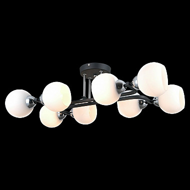 Потолочная люстра IL0412-8CSQ-79 BK CR