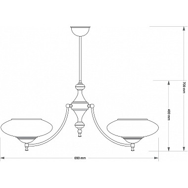 Потолочная люстра San Marino Shade SAN-ZW-5(Z)CR