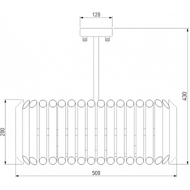 Потолочная люстра Castellie 461/5