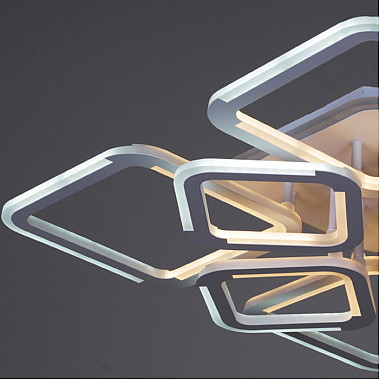 Потолочная люстра 09821-3.3-4+4 WH (RGB)