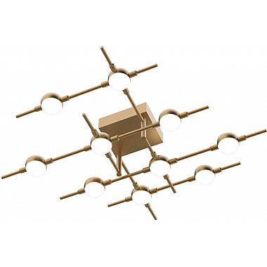 Потолочная люстра Molecular MX18001067-10A gold