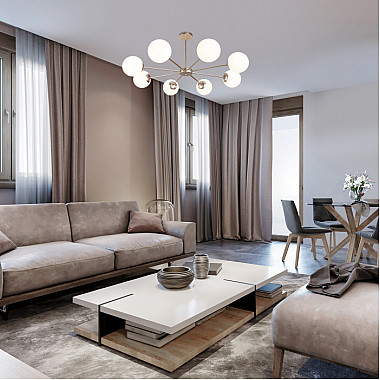 Потолочная люстра Ethereal 2110/8P Nickel