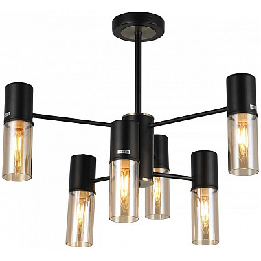 Потолочная люстра MD.51829-6-S-BK+AB