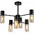 Потолочная люстра MD.51829-6-S-BK+AB