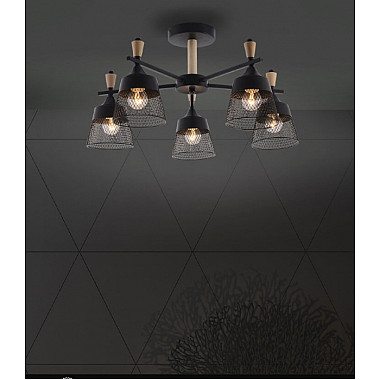 Потолочная люстра Olban SF3389/5C-BK-WD