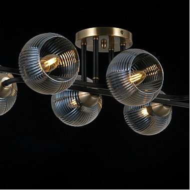 Потолочная люстра IL0395-8CSQ-79 BK AB