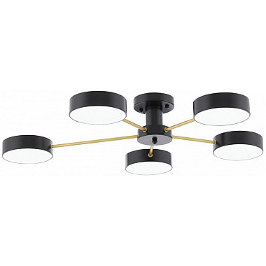 Потолочная люстра Ferrara 252006/5 Bk/Bk