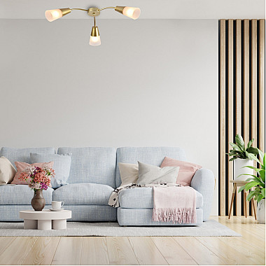 Потолочная люстра Aquilegia 1100/3P Gold