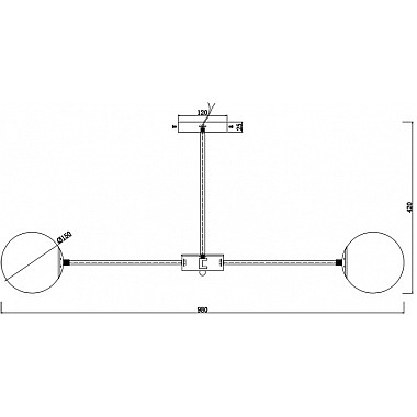 Потолочная люстра Ethereal 2110/8P Nickel