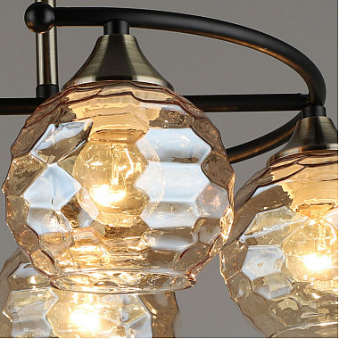 Потолочная люстра 02000-0.3-06 BK+AB