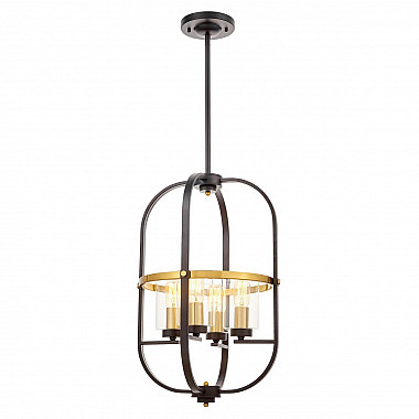 Подвесная люстра Lumina Deco Monterey LDP 1141-4 BK+MD