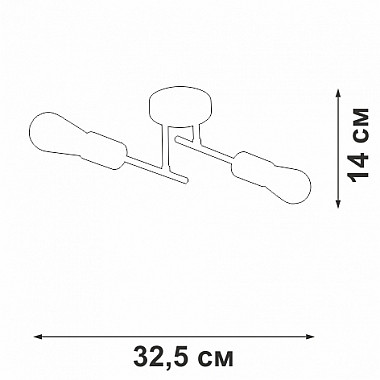 Потолочная люстра V3006-1/2PL