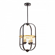 Подвесная люстра Lumina Deco Monterey LDP 1141-4 BK+MD