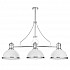 Подвесная люстра Lumina Deco Ettore LDP 710-3 WT+CHR