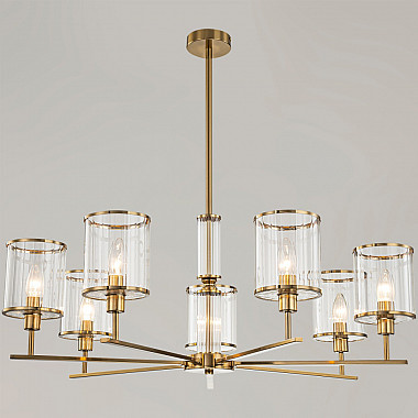 Потолочная люстра IL0183-8C-79 COPPER KOPNINI