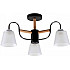 Потолочная люстра MD.51941-3-S-BK+WOOD
