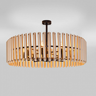 Потолочная люстра Castellie латунь/черный