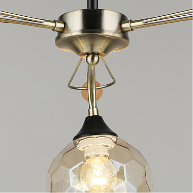 Потолочная люстра 02018-0.3-03 AB+BK