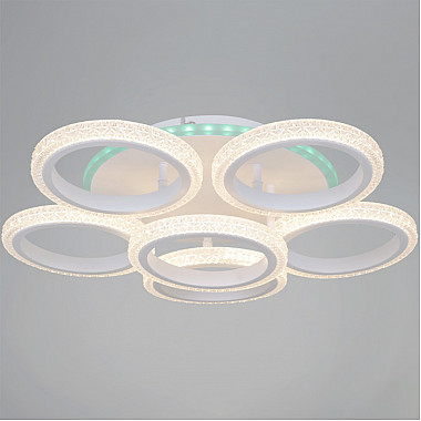 Потолочная люстра 06333-0.3-5+1A WH (RGB)