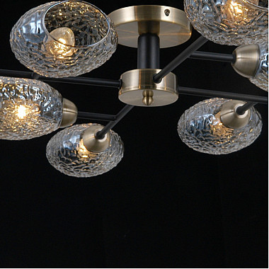 Потолочная люстра IL0285-8CSQ-79 BK AB