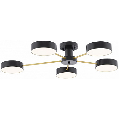 Потолочная люстра Ferrara 252006/5 Bk/Bk