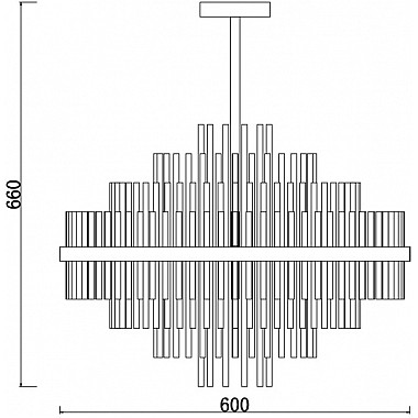 Потолочная люстра Agora FR5216PL-09BS