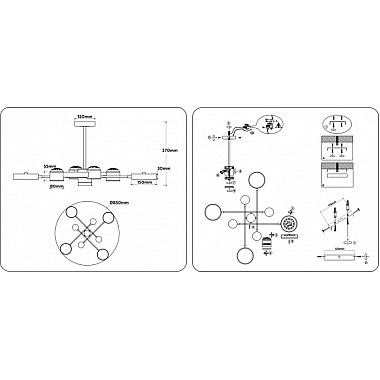 Потолочная люстра COMFORT FL51627