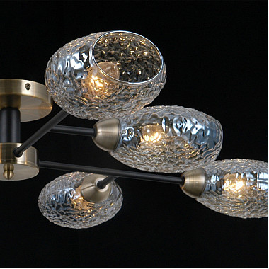 Потолочная люстра IL0285-8CSQ-79 BK AB