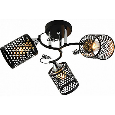 Потолочная люстра 11320-0.3-03 BK+CR