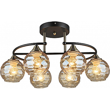 Потолочная люстра 02000-0.3-06 BK+AB