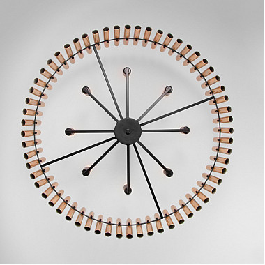 Потолочная люстра Castellie латунь/черный