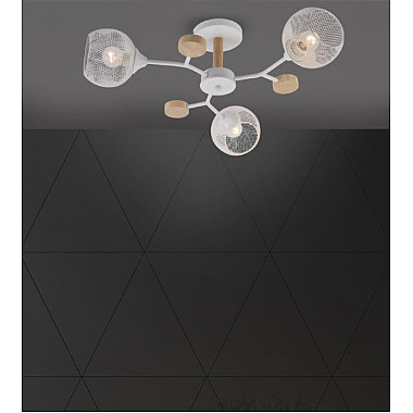 Потолочная люстра Maklen SF3385/3C-BK-WD