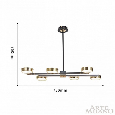 Потолочная люстра 271279/6L NI/GD