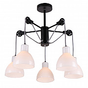 Потолочная люстра MD.1230-5-S BK+CH