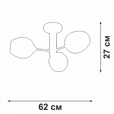 Потолочная люстра V39560-8/3PL