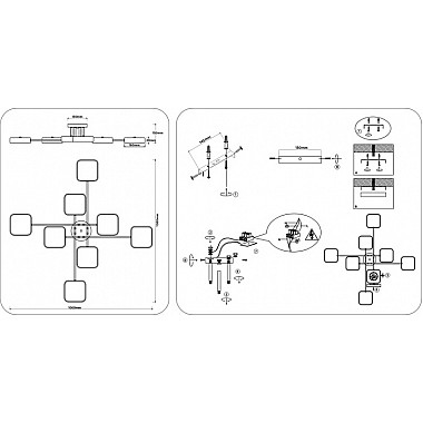 Потолочная люстра COMFORT FL516348
