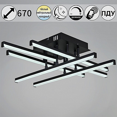 Потолочная люстра 01323-0.3-06 BK