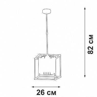 Потолочная люстра V5402-1/1PL