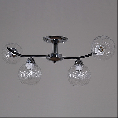 Потолочная люстра 07624-0.3-04 CR+BK